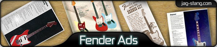 Fender Guitar Catalog Ads